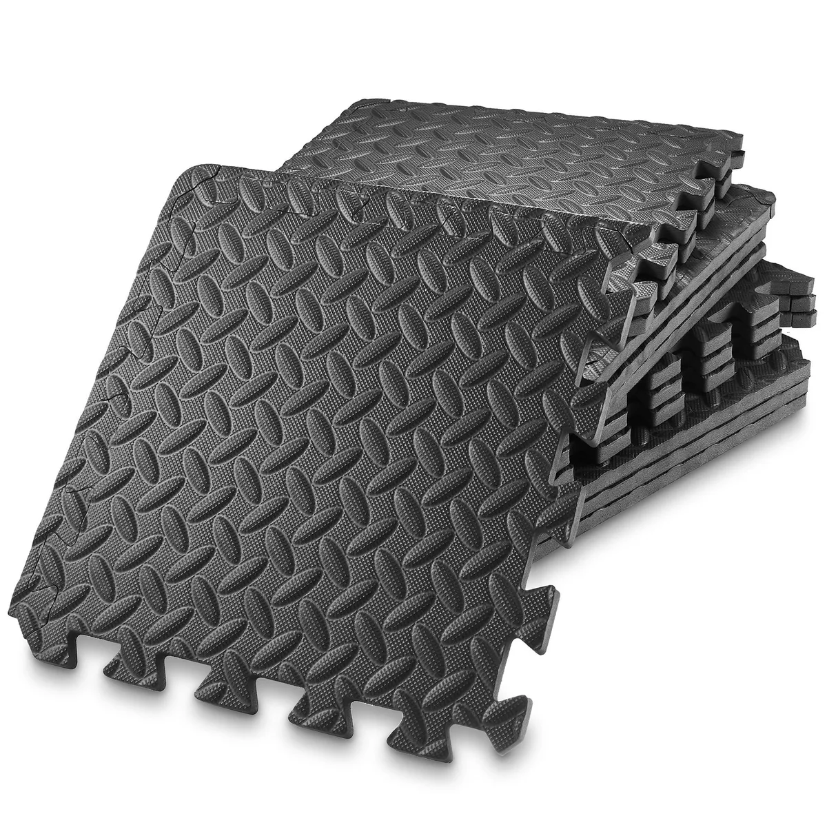 Philosophy Gym Philosophy Gym Interlocking Foam Mats 12 sq ft Black — product photo
