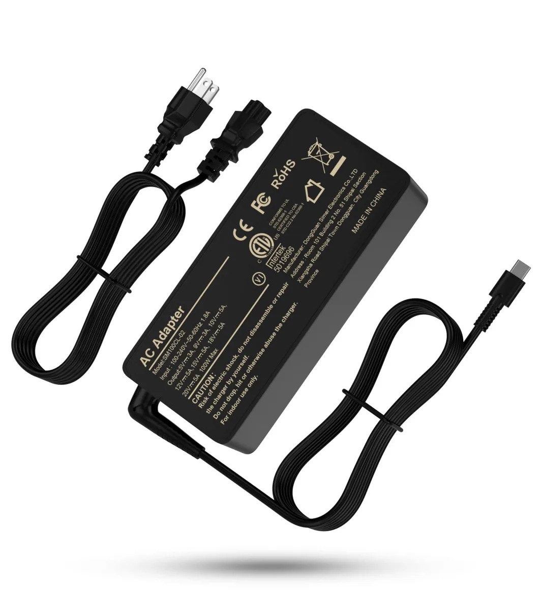  Yenyoh SM100CL-02 100W USB-C laptop charger — product photo