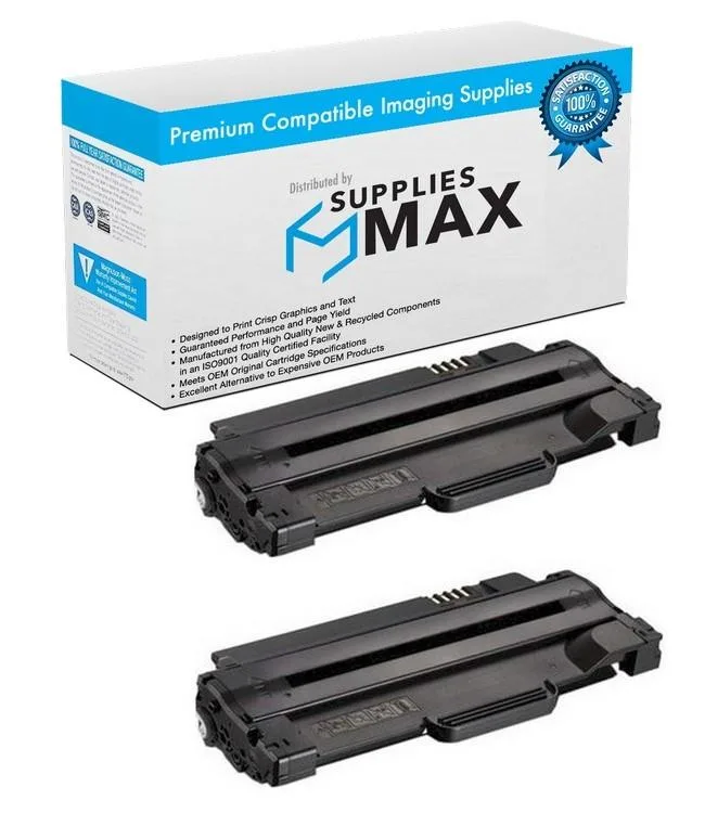 SuppliesMax SuppliesMax Compatible Toner Cartridge 2/PK 2500 Page Yield Dell 2HY1130 — product photo