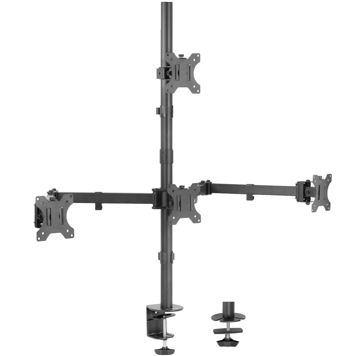 VIVO VIVO Quad Heavy-Duty 13-24" Monitor Desk Mount 3+1 Stand — product photo