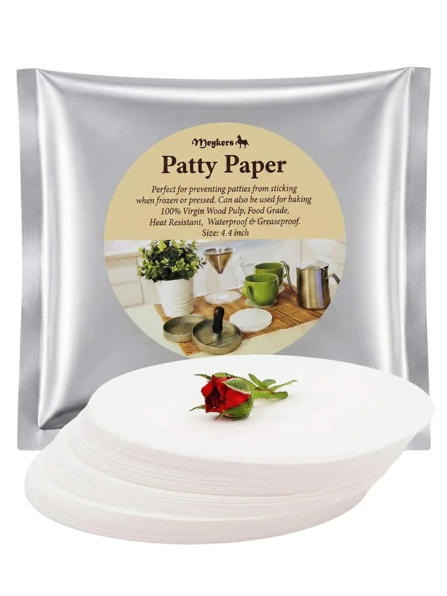  Meykers 500 Patty Paper Sheets 4.4 inch 450 Heat Resistant — product photo