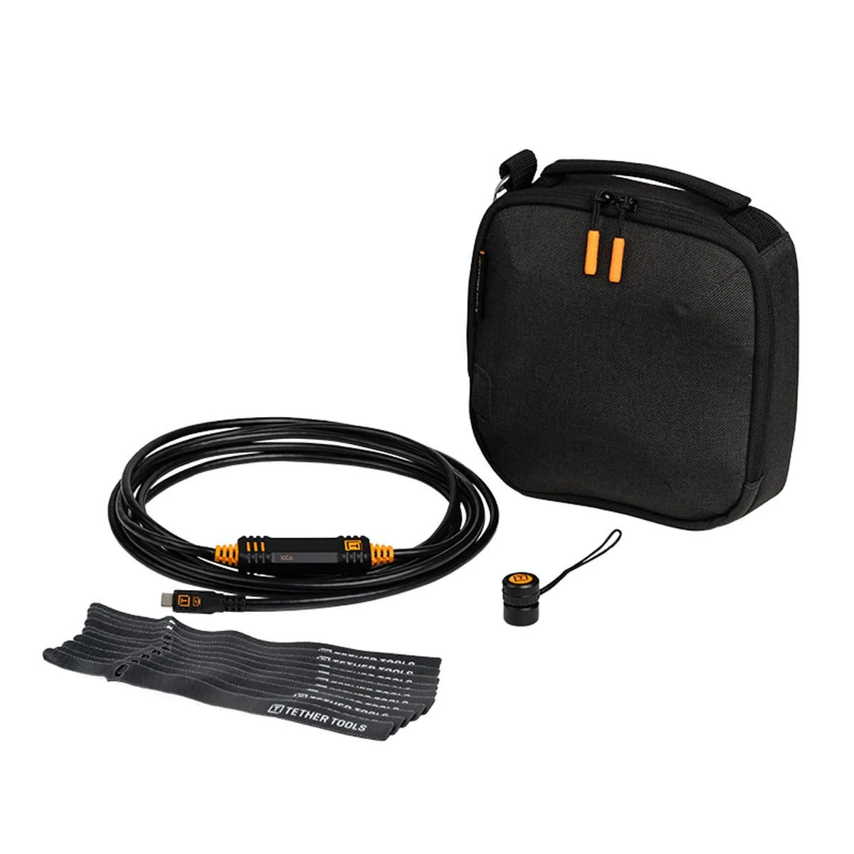 Tether Tools Tether Tools Starter Tethering Kit 15' USB-C Cable TetherGuard Bag Black — product photo