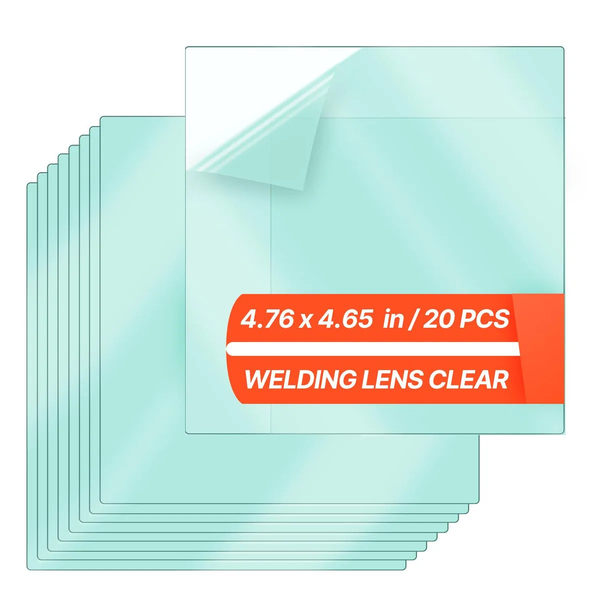 VEVOR VEVOR Welding Helmet Outer Cover Lens 20PCS 4.76" x 4.65" CRIUS METIS Series — product photo