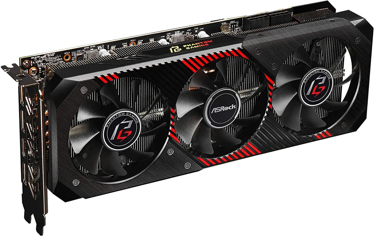 ASRock ASRock Radeon 5700 XT Phantom 8GB GDDR6 graphics card — product photo
