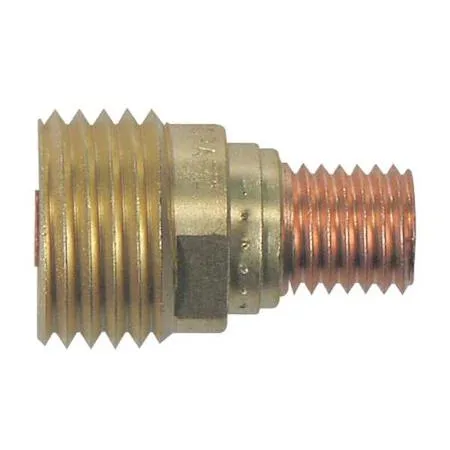 Two copper brass gas lenses, .040 inch, pack of two