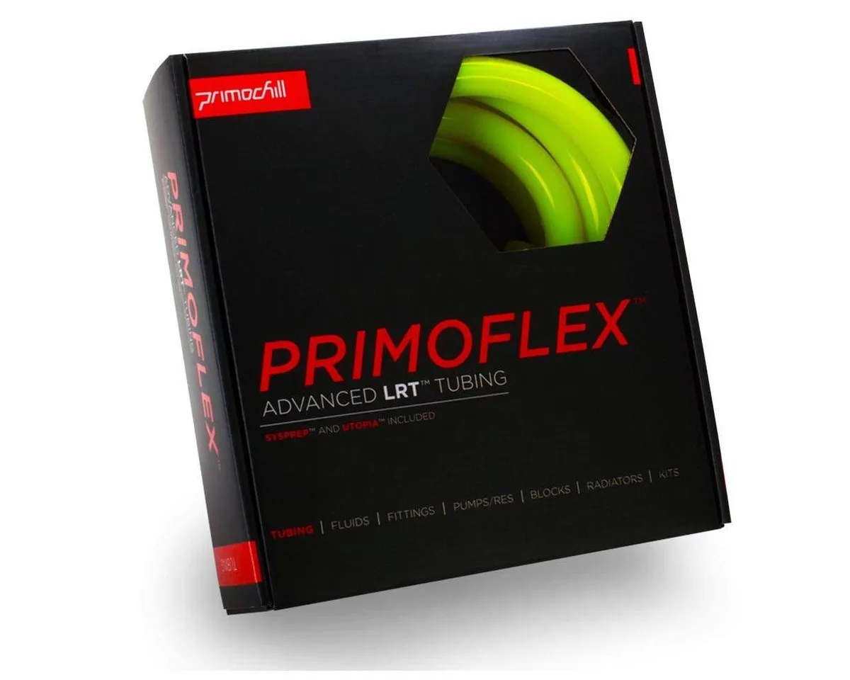 PrimoChill PrimoChill PrimoFlex LRT DIY Cooling Tubing Yellow 1/2in ID 3/4in OD 10 feet — product photo