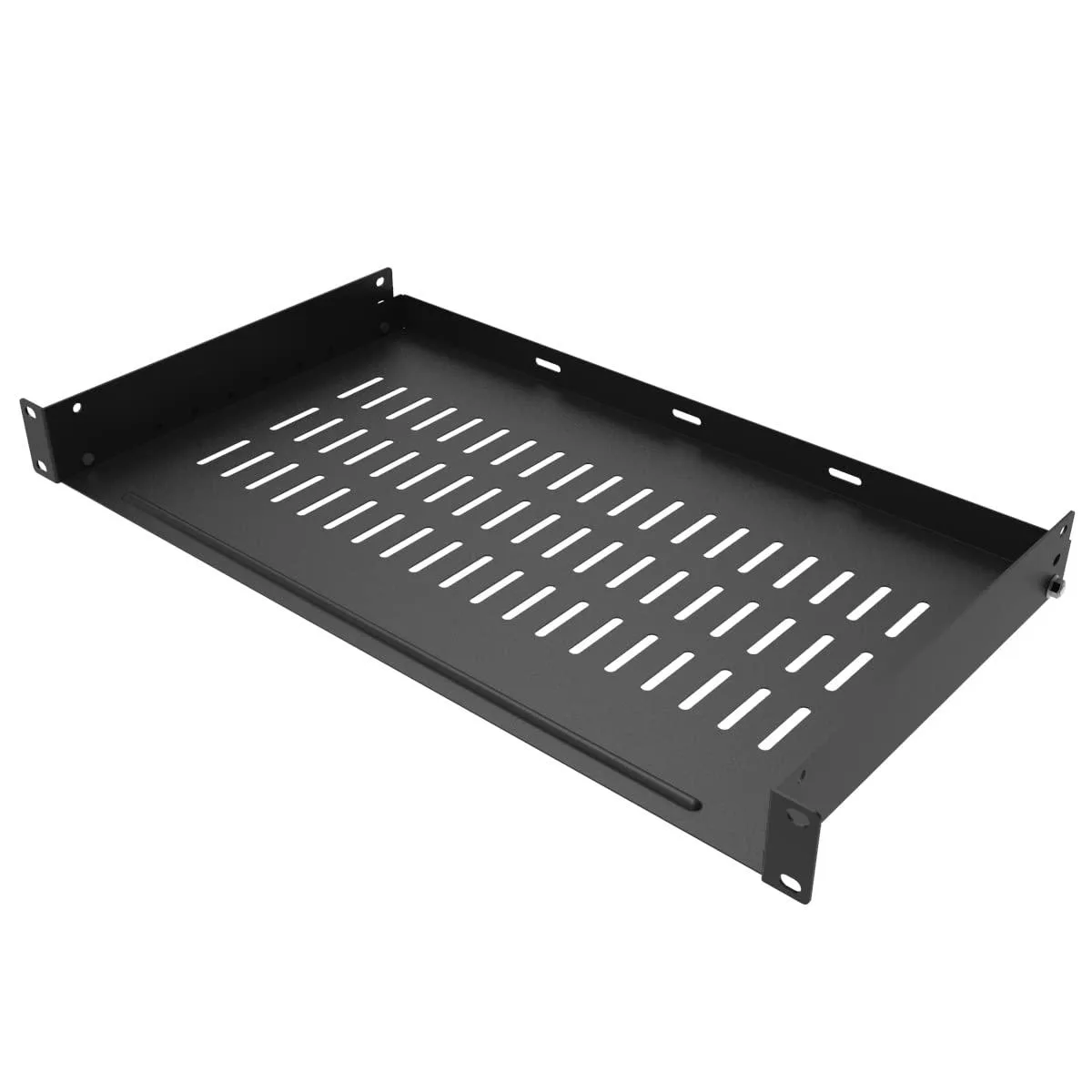 StarTech.com JCM-RSNoLip 1U Vented Server Rack Shelf 10 Inches Deep No Lip — product photo