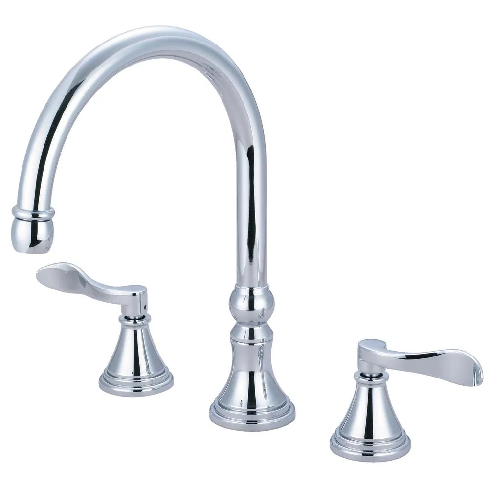 KINGSTON BRASS KINGSTON BRASS KS2341DFL Roman Tub Filler Polished Brass 8-16 in Centers 2.2 GPM — product photo