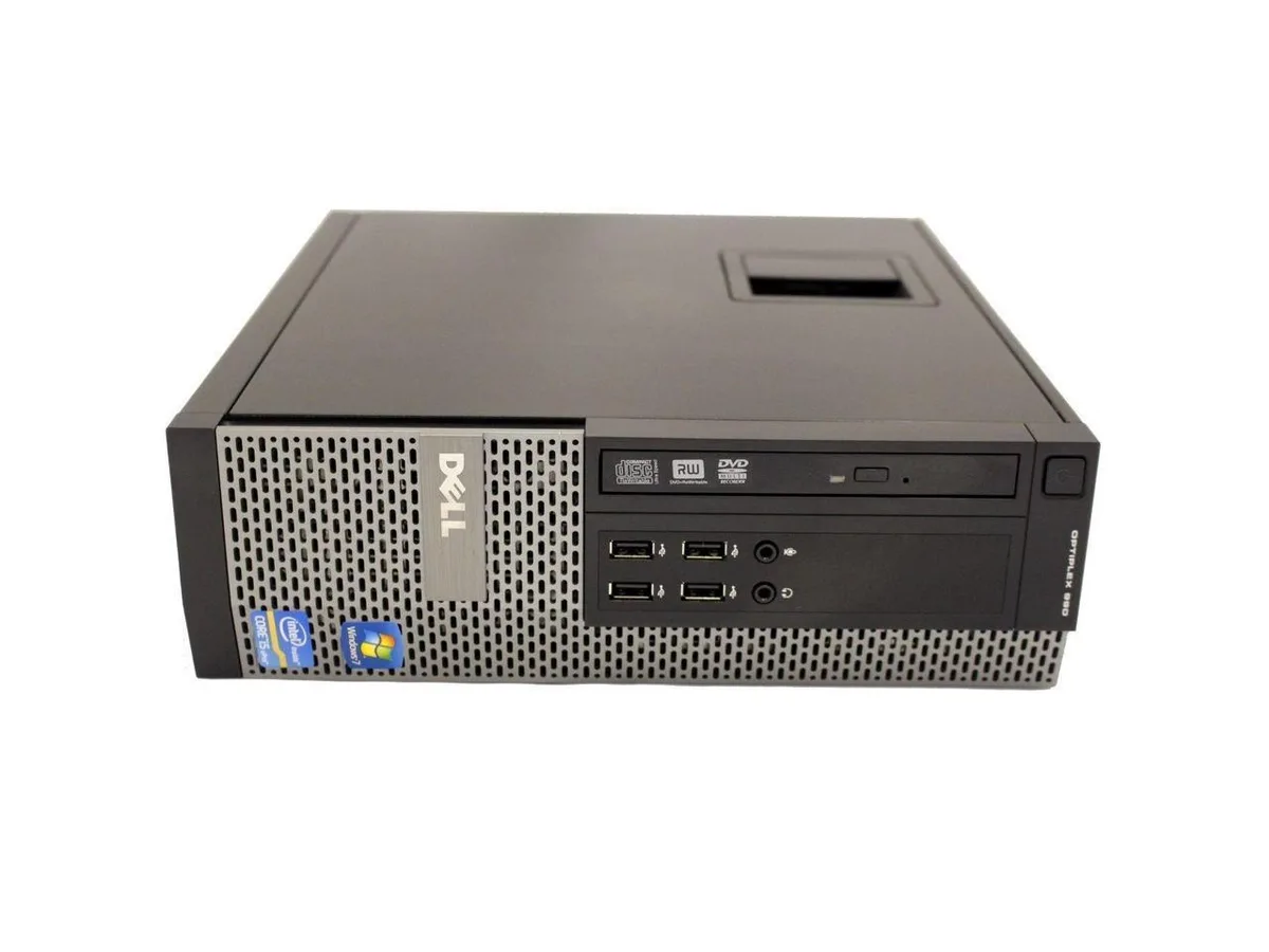 DELL DELL OptiPlex 990 SFF i7-2600 3.40GHz 4GB DDR3 1TB DVDRW WiFi Win10 Pro desktop PC — product photo