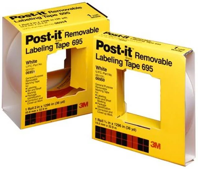 3M 3M Post-it Labeling Tape 2 Inch 36 Yard White 6951 — product photo