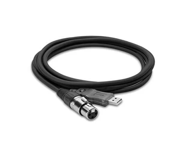 Hosa Technology Hosa Technology UXA-110 XLR3F to USB Type A adapter 10 ft — product photo