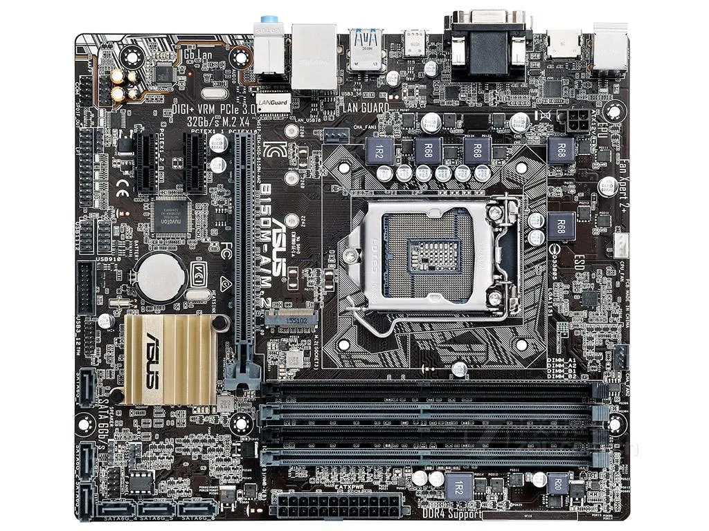 ASUS ASUS B150M-A/M.2 Intel B150 DDR4 64GB Micro ATX motherboard — product photo