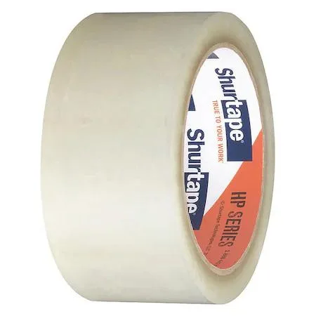 SHURTAPE TECHNOLOGIES, INC. SHURTAPE TECHNOLOGIES, INC. HP 400 Clear Carton Tape 48mm x 50m Pack 36 — product photo