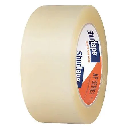 SHURTAPE TECHNOLOGIES, INC. SHURTAPE TECHNOLOGIES, INC. 230962 Acrylic Packing Tape 2 mil Clear PK36 — product photo