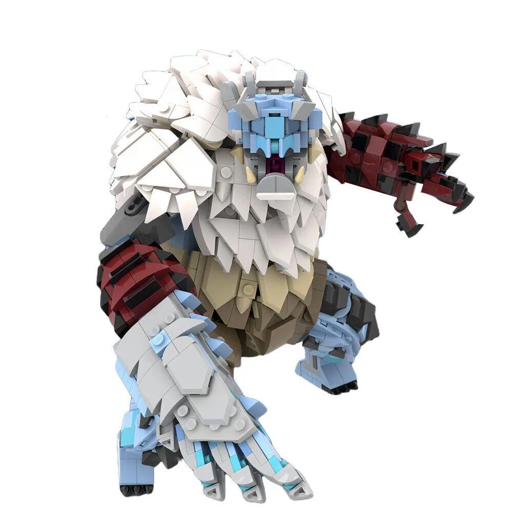ZITIANYOUBUILD ZITIANYOUBUILD Bear-like Fanged Beast Monster Building Blocks 1143 Pieces MOC Educational Toy — product photo