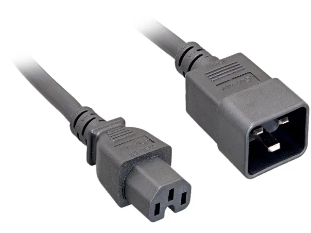 Nippon Labs Nippon Labs 30POW-10W1-C1520-01 14 AWG C15 to C20 1 ft computer power cord — product photo