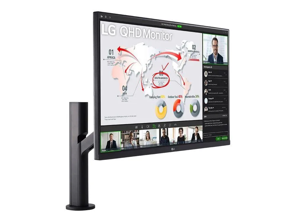 LG Electronics LG Electronics Ergo 32QP880-B 32" QHD commercial display — product photo