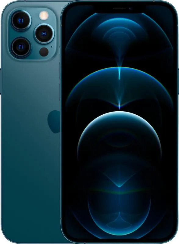 Apple Apple iPhone 12 Pro Max 256GB Pacific Blue cell phones - unlocked — product photo