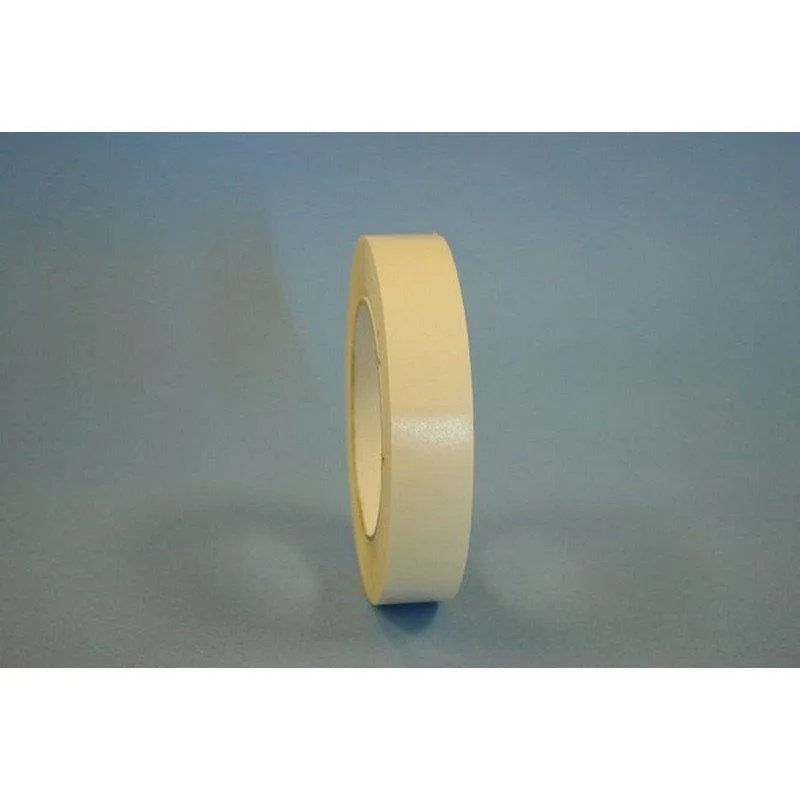 Case of ninety-six narrow rolls of double-coated transfer tape on a shelf