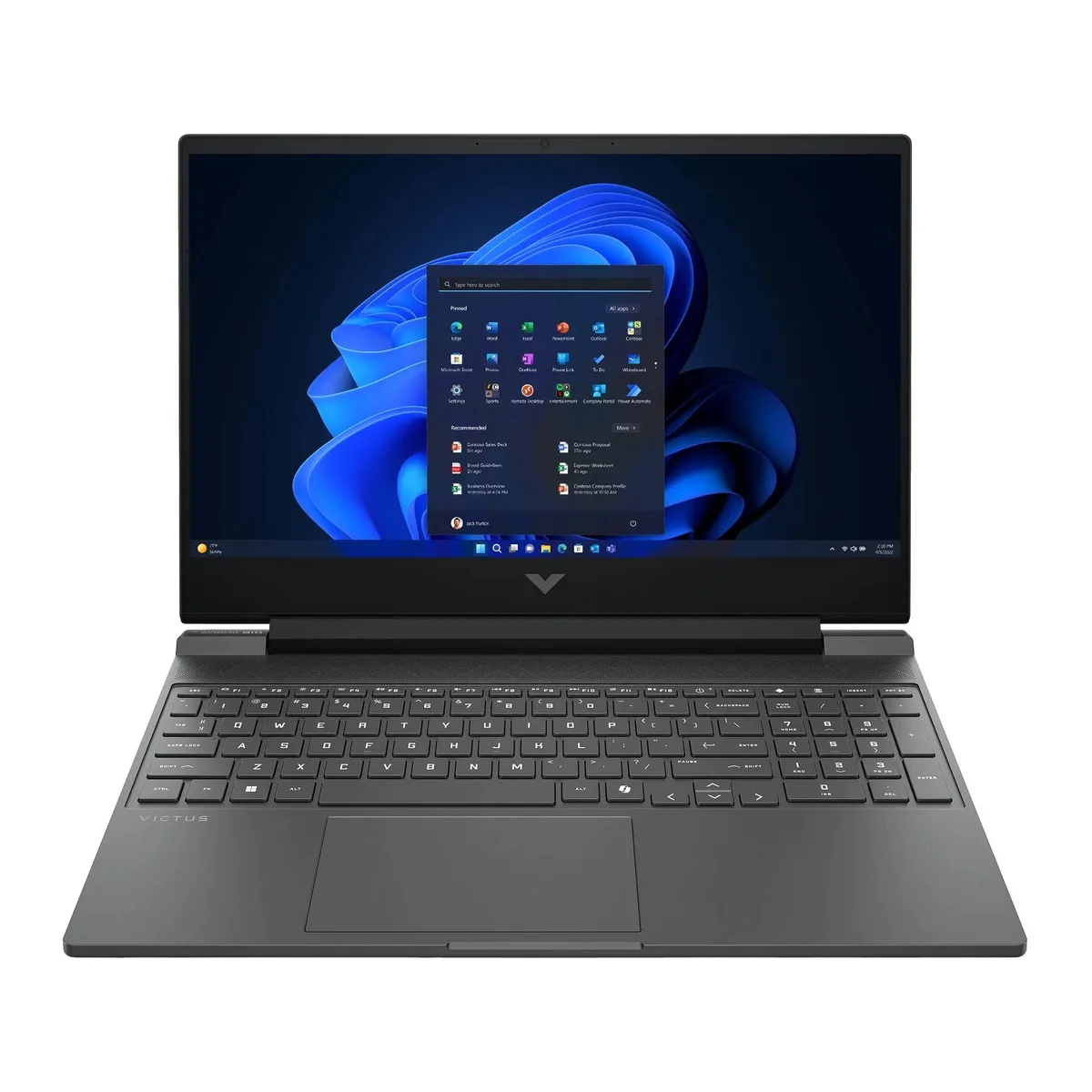 HP HP Victus 15.6 FHD 144Hz i5-13420H RTX 4050 16GB 512GB Mica Silver gaming laptop — product photo