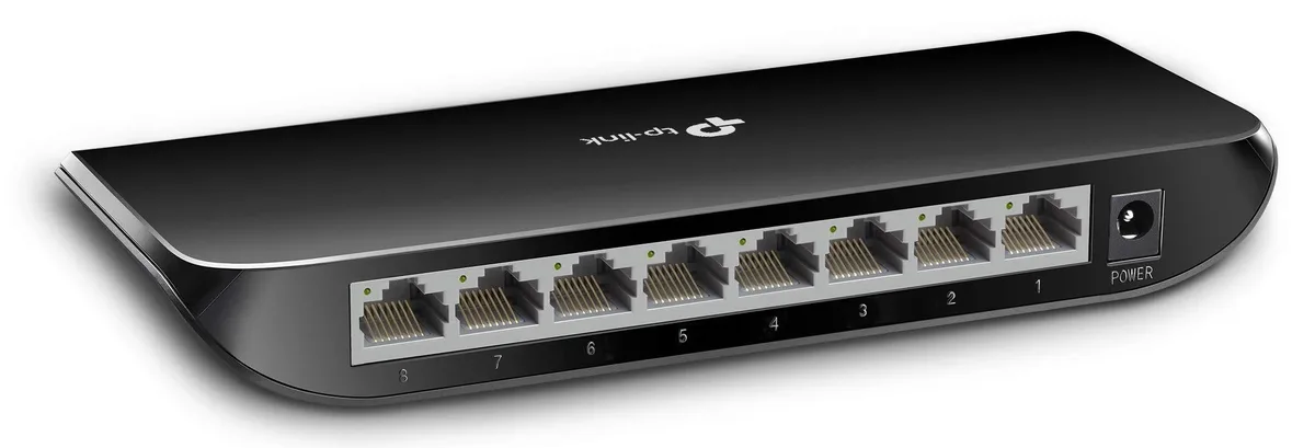 TP-Link TP-Link 8 Port Gigabit Ethernet Switch TL-SG1008D Black — product photo