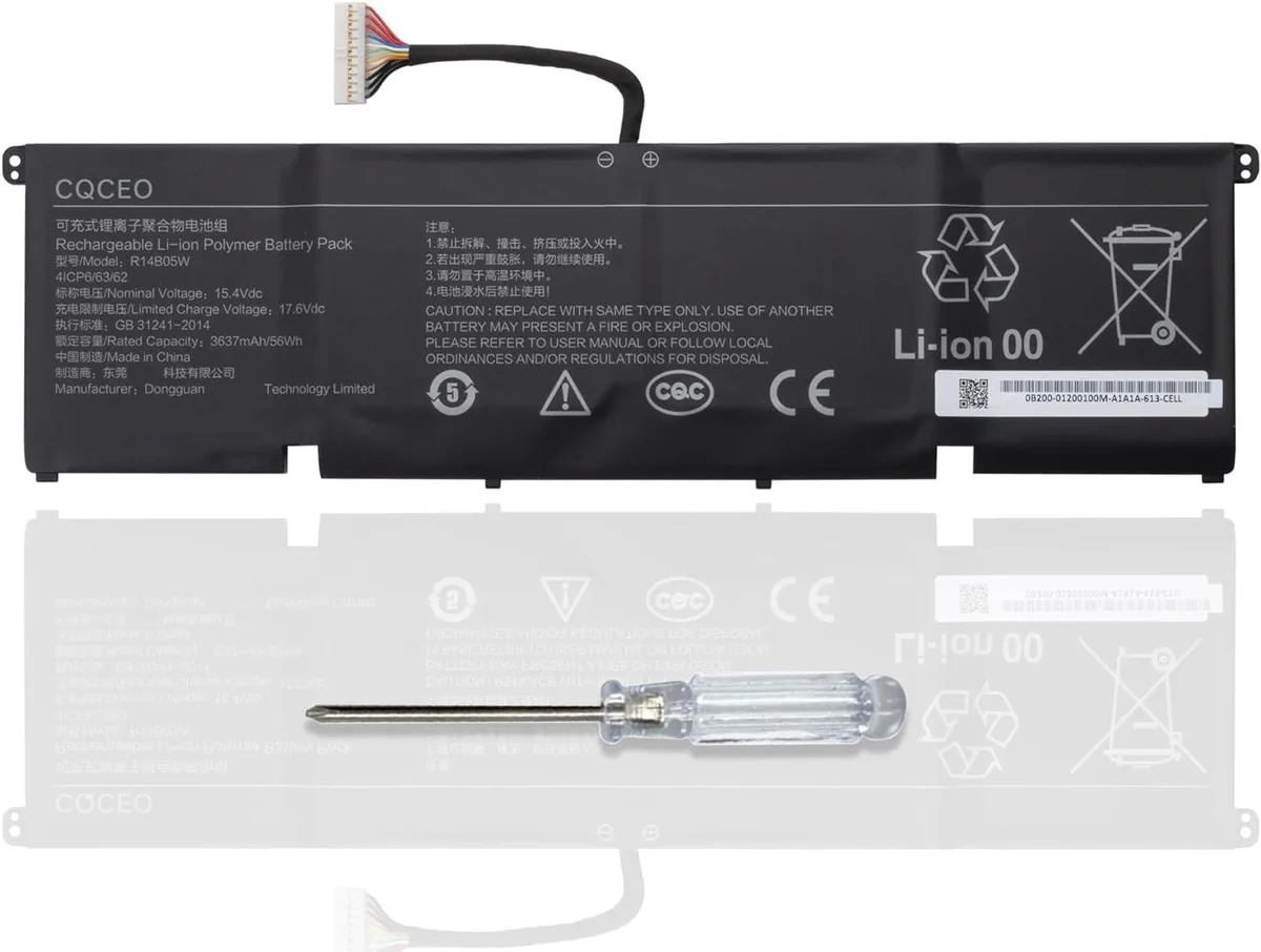 NShi NShi R14B05W 15.4V 56Wh 3637mAh laptop battery — product photo