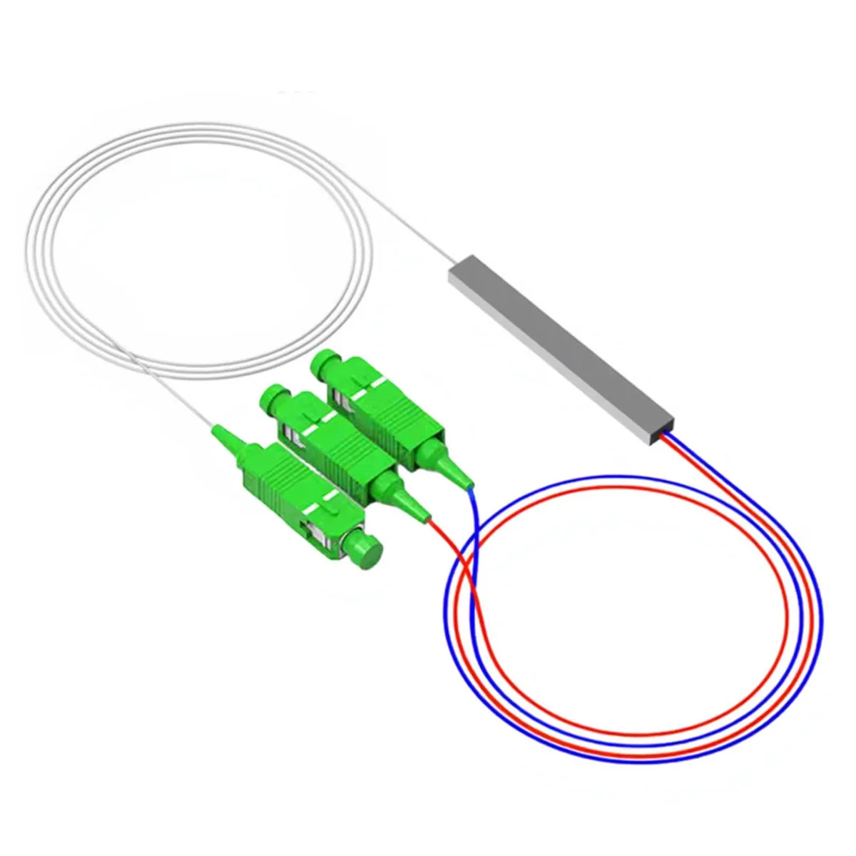 Vszerda Vszerda SC 1x2 PLC Splitter 0.9mm G657A1 Singlemode 1m — product photo