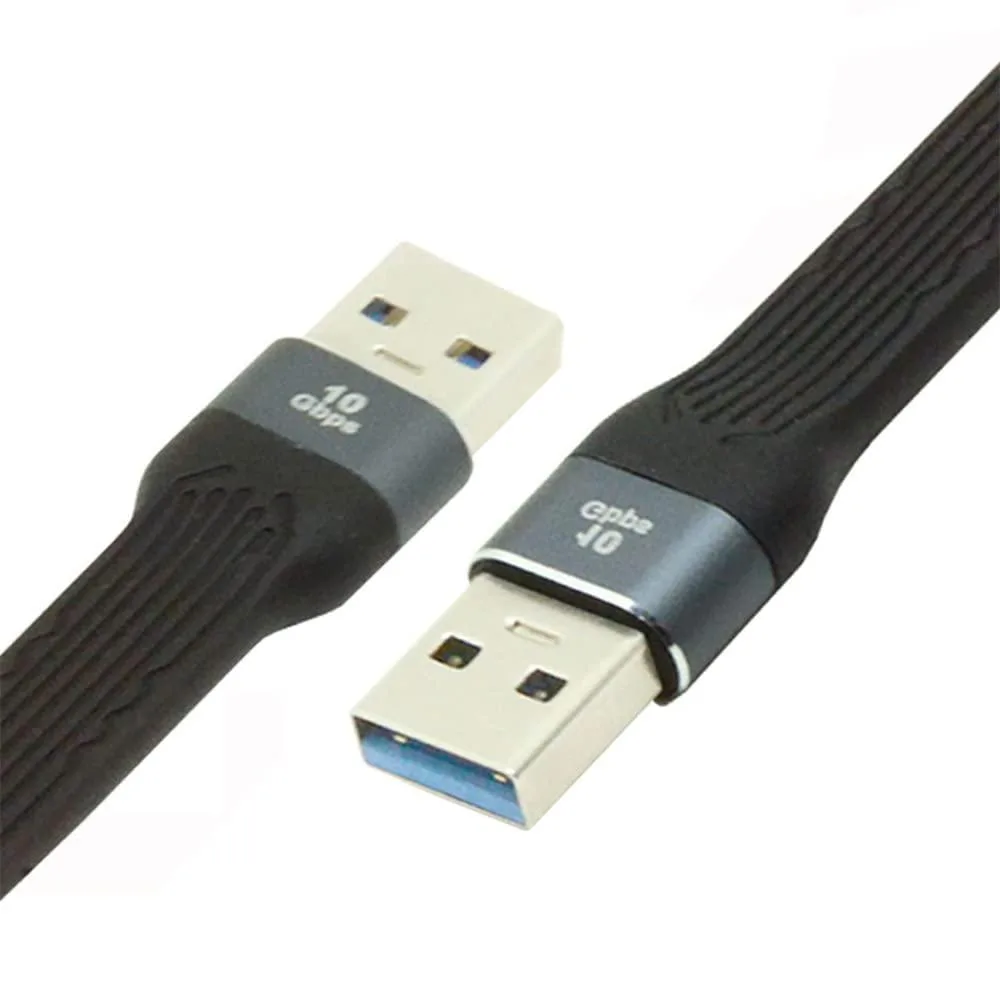 Fervit Fervit 10Gbps USB 3.1 to USB 3.0 Type A Male Extension Flat FPC Cable 13cm — product photo