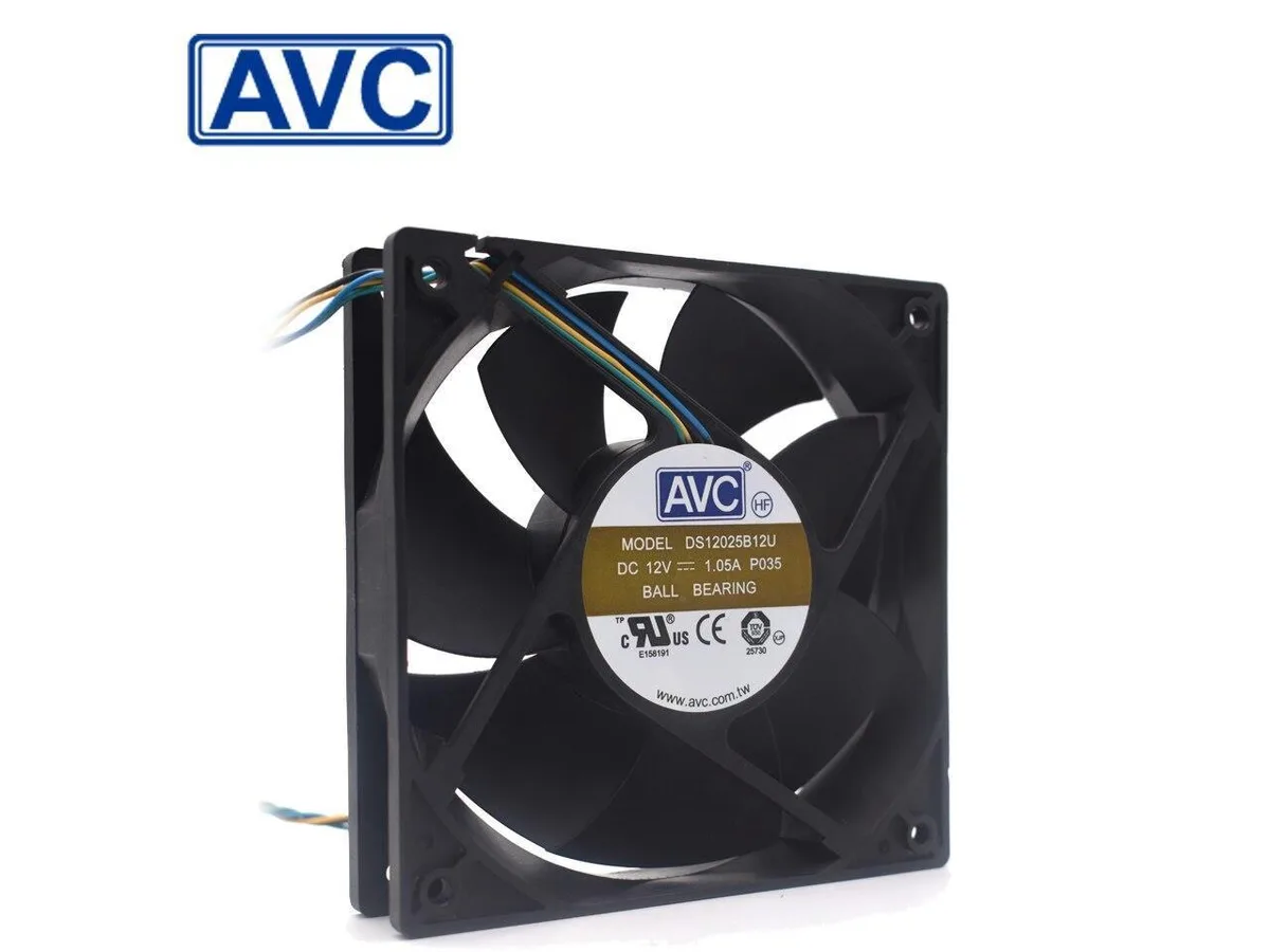 Fans Fans DS12025B12U 12025 12V 1.05A fPWM case fan 10pcs — product photo