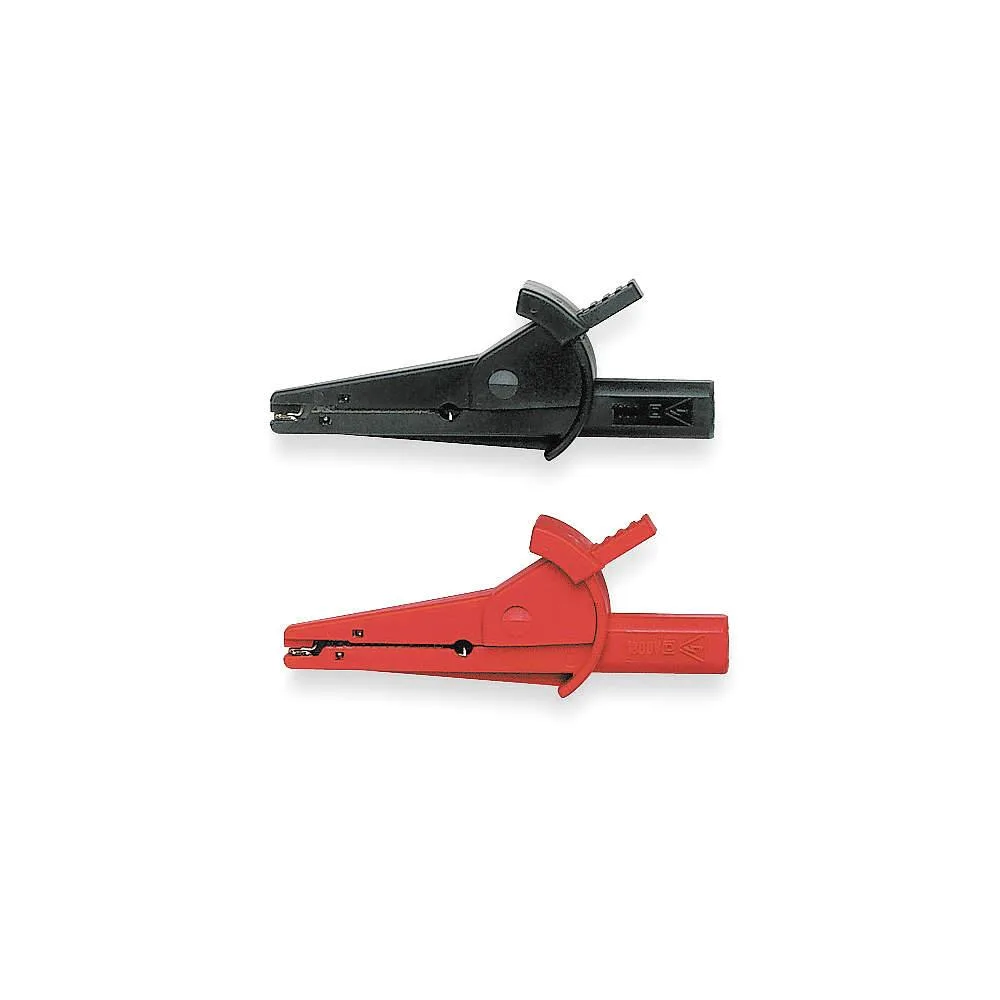 Pomona Electronics Pomona Electronics 6041A Alligator Clips 20A 1000V Black Red — product photo