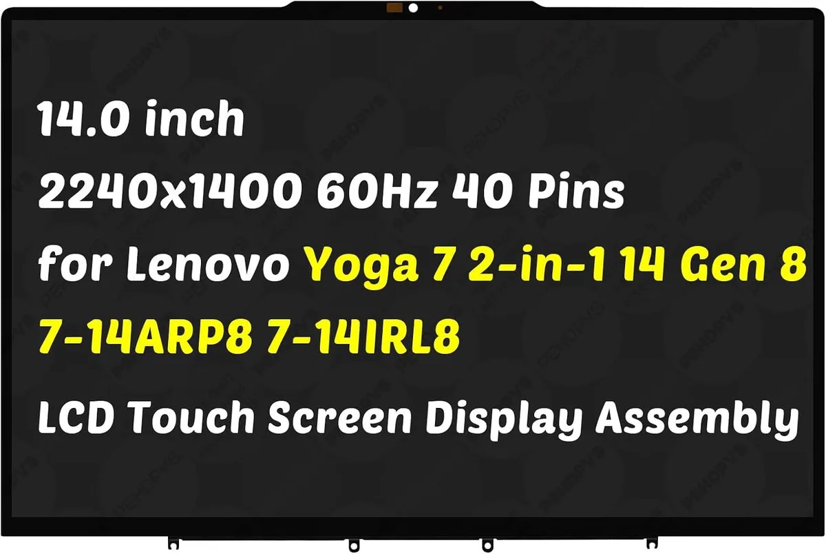 NUOLAISUN NUOLAISUN 5D10S39967 14.0 inch 2240x1400 60Hz 40 Pins Touch Screen — product photo