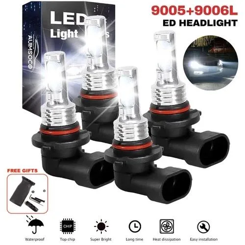 NShi NShi 9005/9006 LED Headlight Kit 6000K 40W 4000LM High Low Beam Automotive Specialty Lighting — product photo