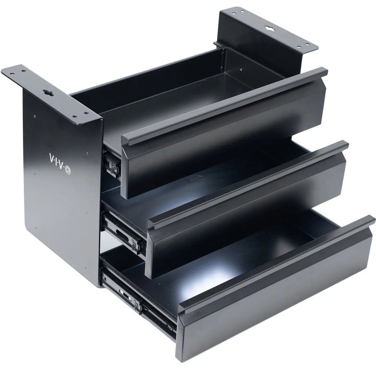 VIVO VIVO 3-Drawer Under-Desk Storage 16" Black — product photo