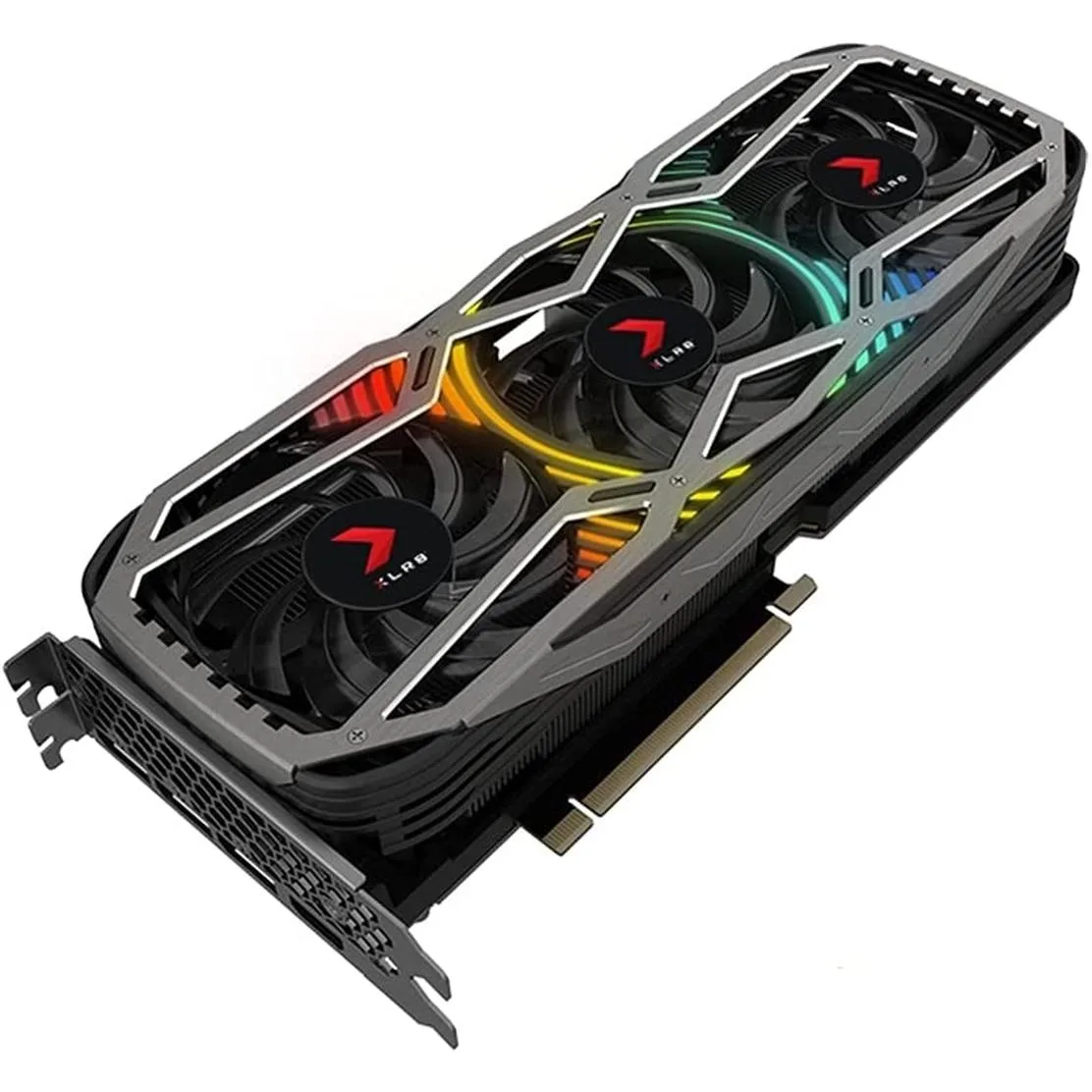 PNY Technologies, Inc. PNY GeForce RTX 3070 8GB XLR8 Gaming Revel Epic-X RGB Triple Fan Graphics Card — product photo