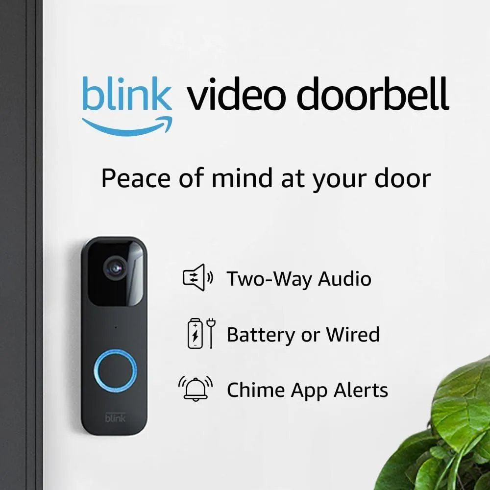Blink Blink Video Doorbell 1080p Black — product photo