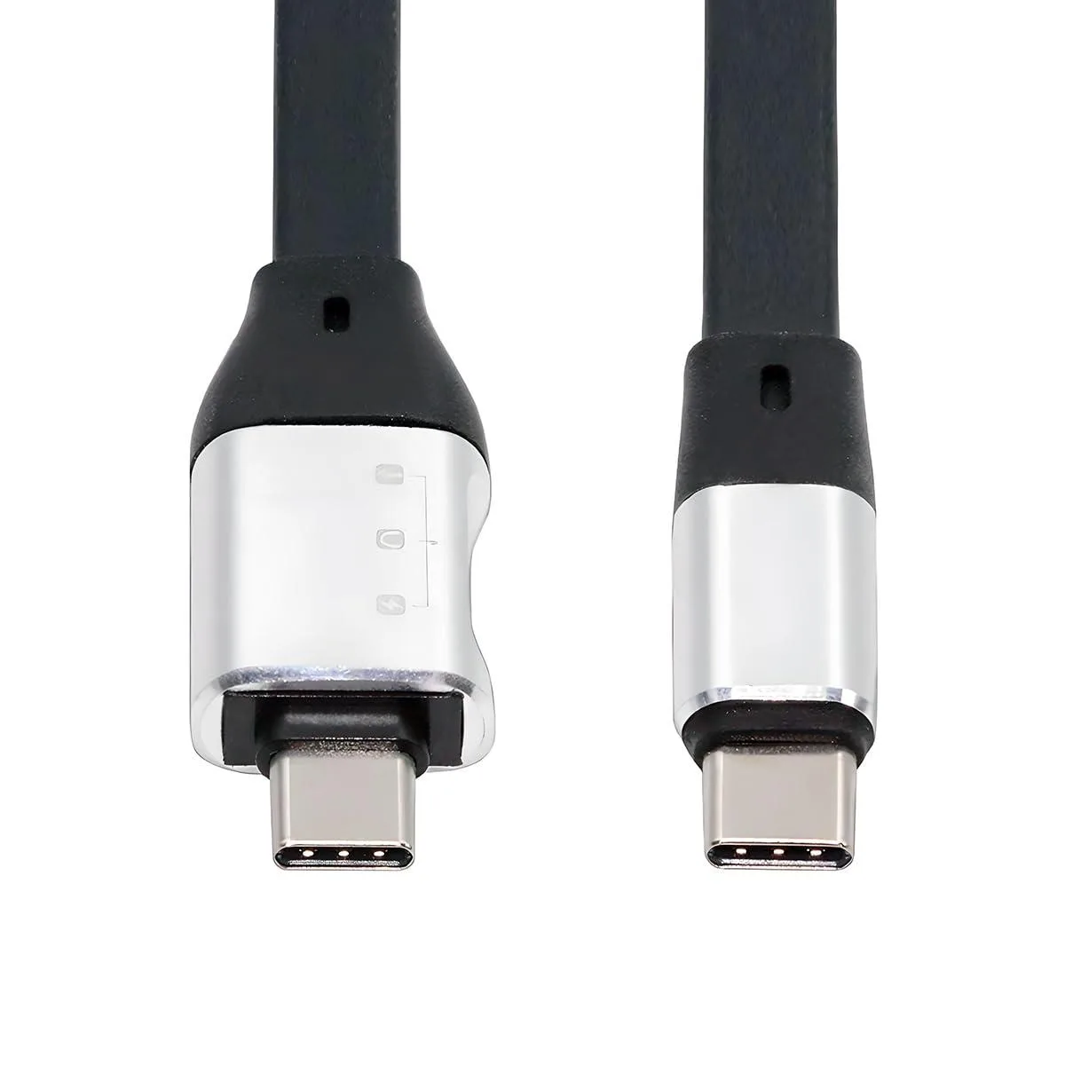 Fervit Fervit USB 3.1 10Gbps Male-to-Male Type-C Cable with PD OTG Audio Female Port — product photo