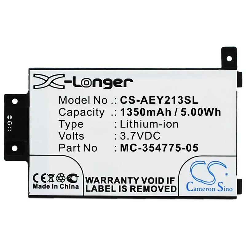 Cameron Sino DP75SDI replacement battery rectangular flat pack with connector
