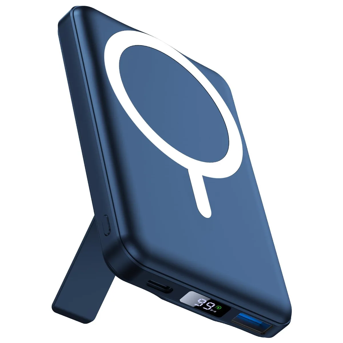 AOGUERBE KT-D001 10000mAh 22.5W Magnetic Power Bank Royal Blue — product photo