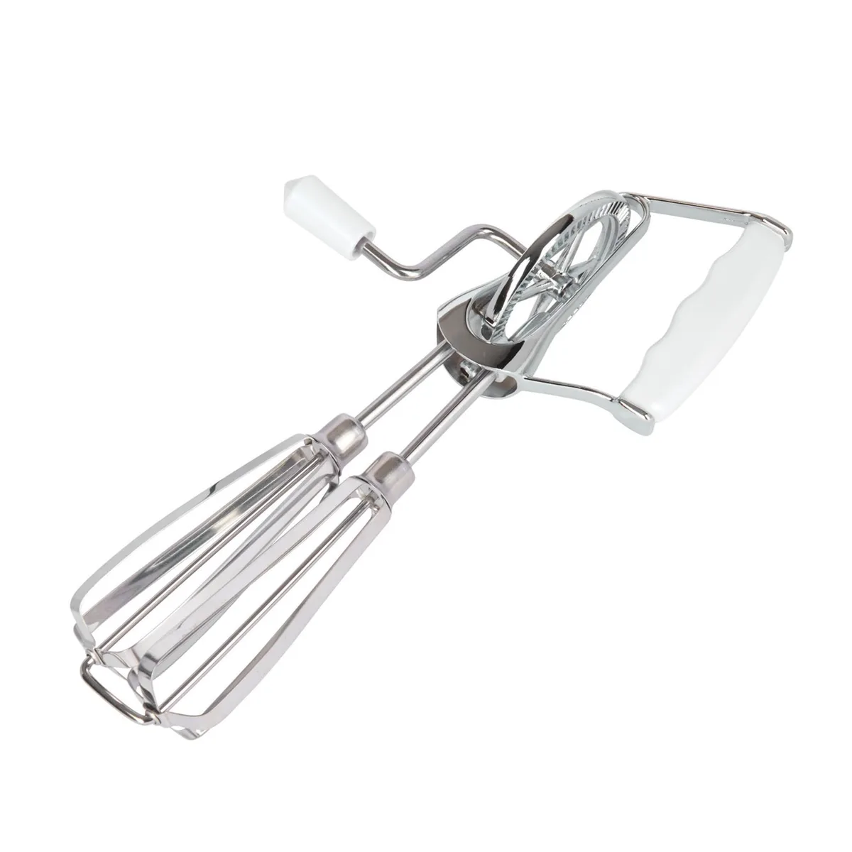  Fox Run Brands Manual Hand Mixer White Retro 10" x 5 — product photo