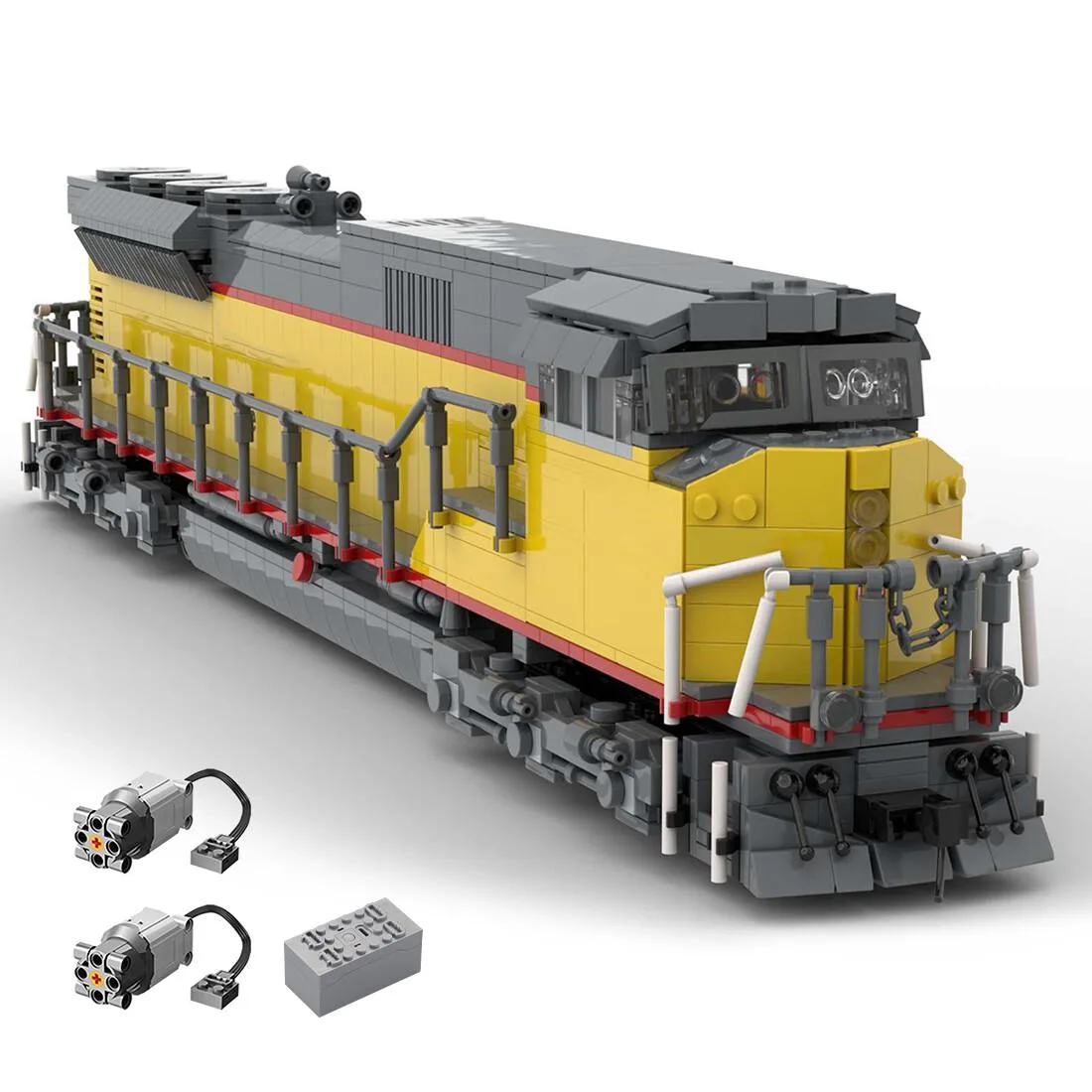 ZITIANYOUBUILD ZITIANYOUBUILD MOC-125310 EMD-SD90/43MAC Union Pacific Train 2241 Parts — product photo