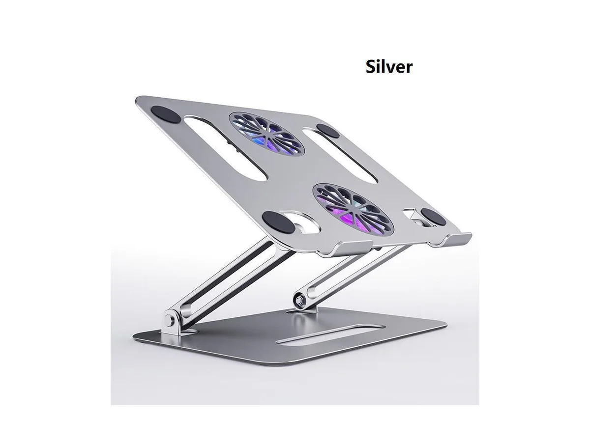IXJYLCPC IXJYLCPC P43F Foldable Laptop Cooling Pad Silver 249x220x27mm 11-17.3 — product photo