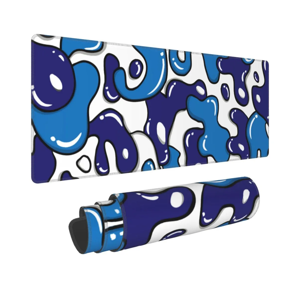 Keychron Mouse Pad 31.5x11.8 Blue Geometric — product photo
