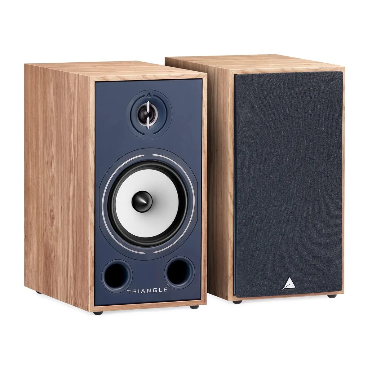 Triangle Triangle Borea BR03 Bookshelf Speakers Light Oak Blue Pair — product photo