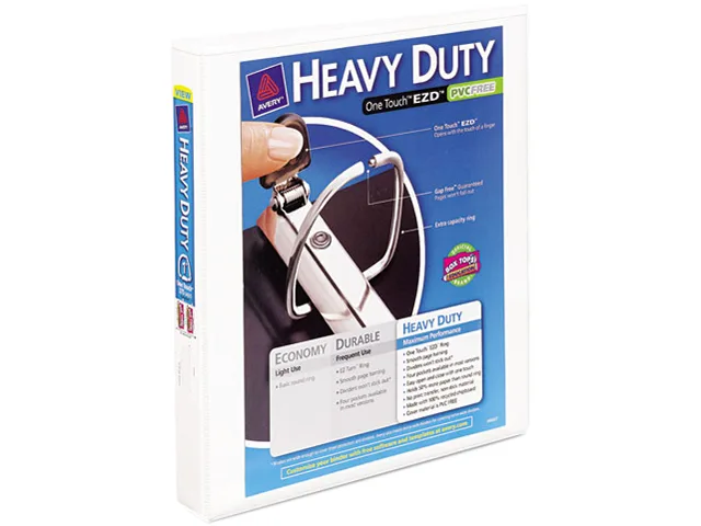 Avery Avery 79199 1" EZD View Binder White 275 sheets — product photo