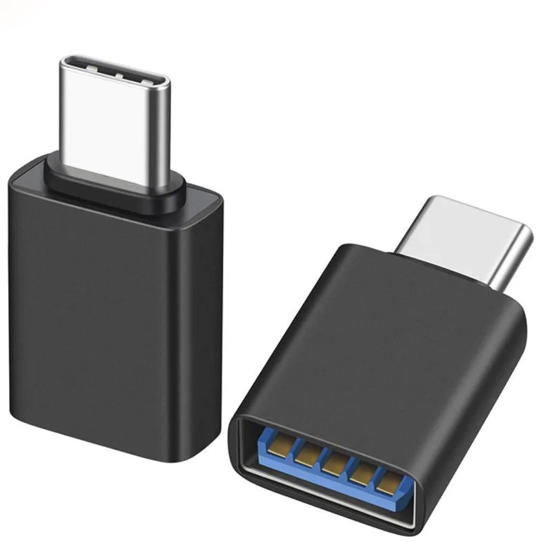 Corn Electronics Corn Electronics USB-C to USB-A adapter USB 3.2 10 Gbps black 2-pack — product photo