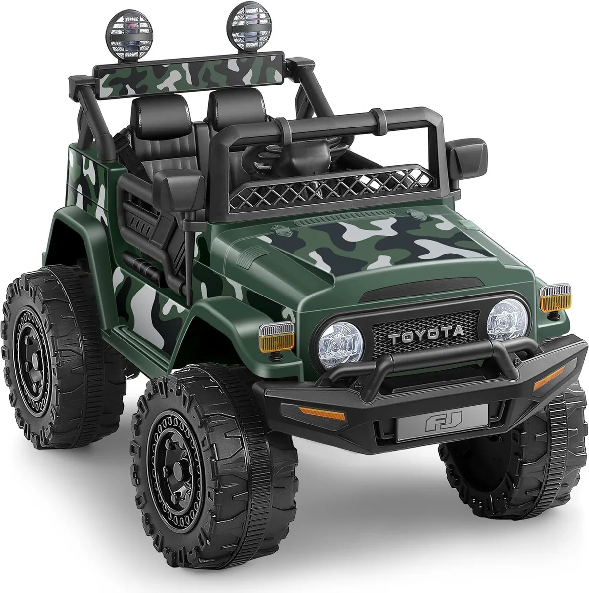 usbroway usbroway Toyota FJ40 Ride-On Car 12V 7AH Green — product photo