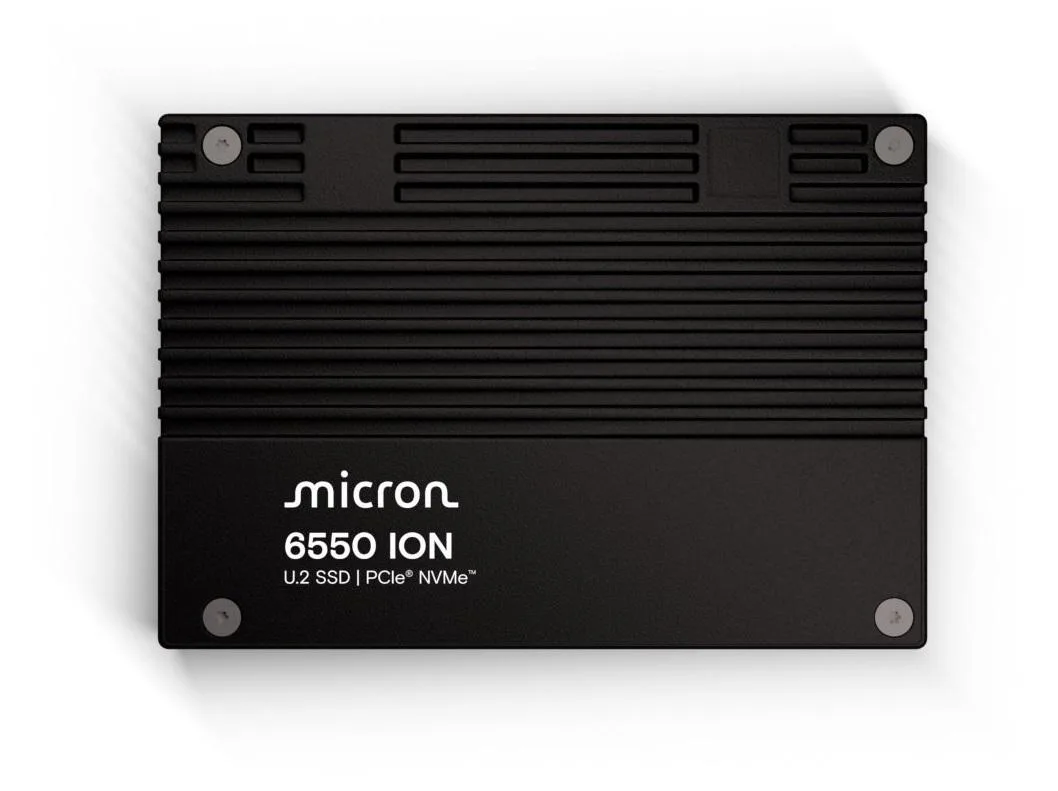 Micron Micron 6550 ION 30.72 TB enterprise SSD MTFDLAL30T7THL-1BK1DFCYYR — product photo