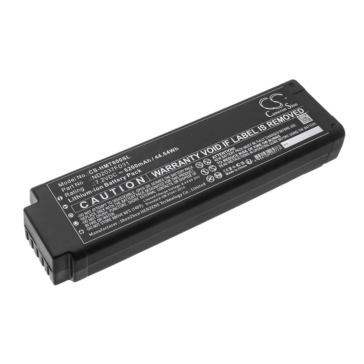  Cameron Sino Battery for Hitachi X-MET8000 6200mAh 7.2V — product photo