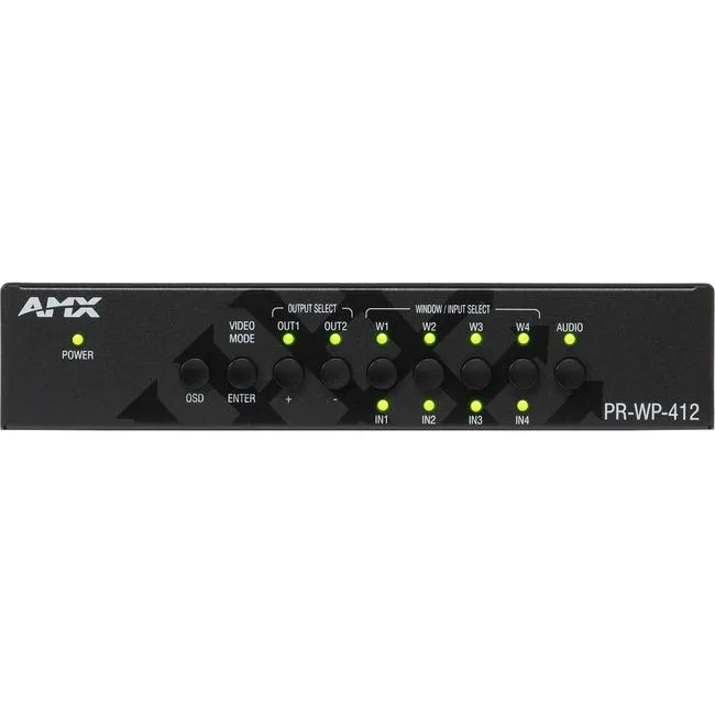 AMX AMX Precis PR-WP-412 4x1+1 4K60 Windowing Processor — product photo