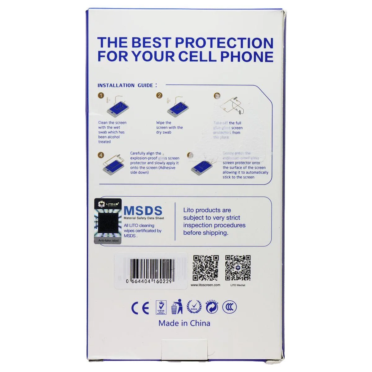 Lito Children’s Wear Lito Children’s Wear 2.5D Full Glue Tempered Glass Screen Protector for Nokia C21 Plus 10 Pack — product photo